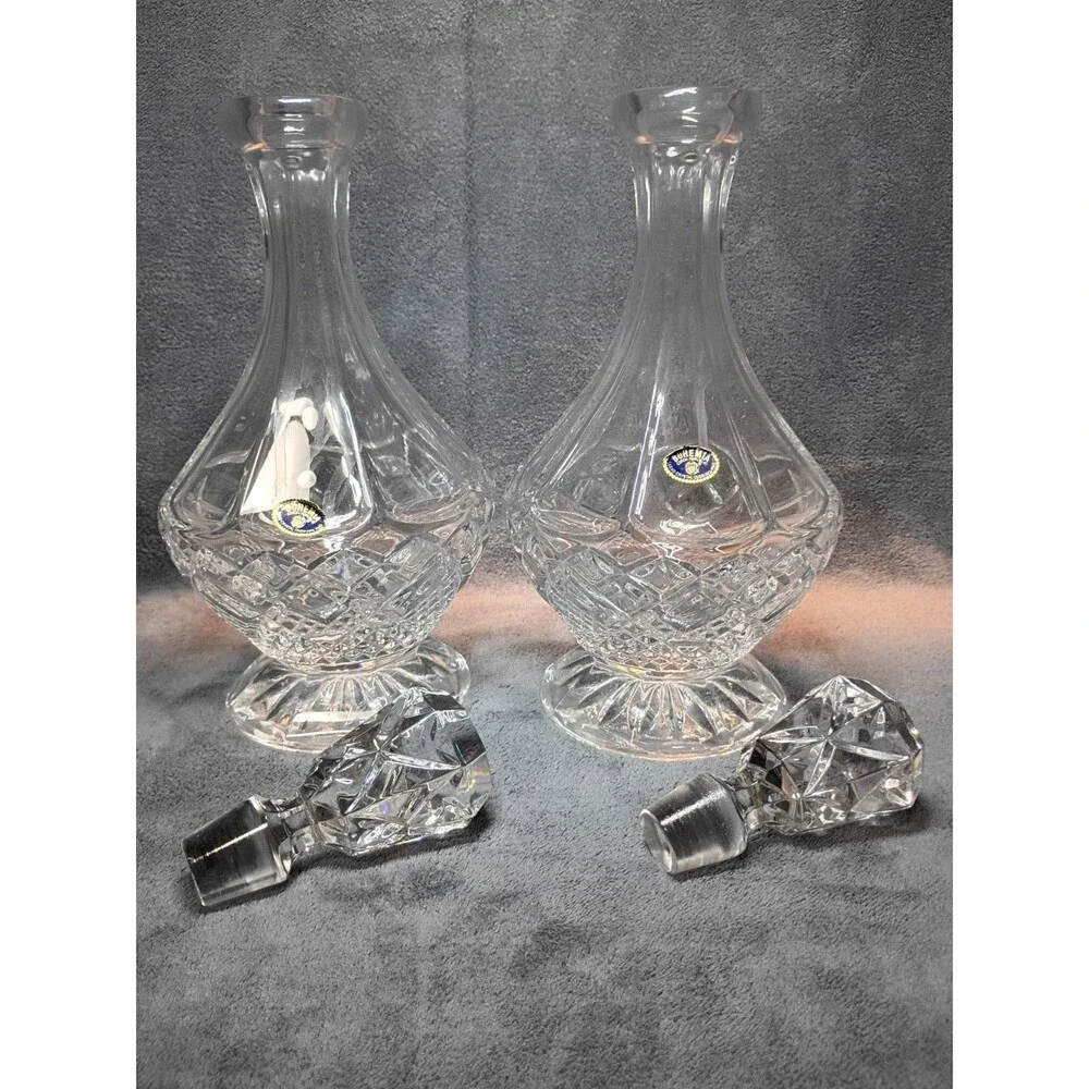 Bohemian 24% PbO Lead Crystal Decanter 12
